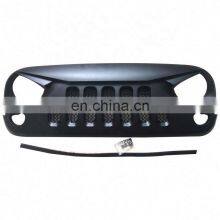 Автомобильный передний решетка радиатора, агрессивная решетка радиатора из материала АБС для Jeep, для Wrangler J189-5 thumbnail-4