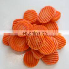 Sinocharm BRC A Approved 6-8CM IQF Carrot Crinkle Cut Frozen Carrot Slices thumbnail-5