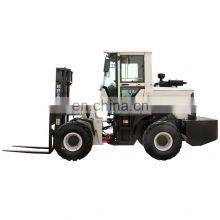 Diesel Forklift Truck Loader Bucket With Attachment 4WD Truck Mounted Forklift thumbnail-1