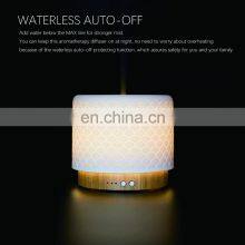 High End Ceramic Aroma Diffuser With Bamboo Base 280ml Water Capacity And Warm Light Timer Auto Off Long Cord For Home Office thumbnail-3
