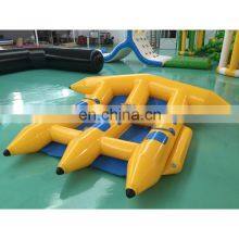 Inflatable Fly Fishing Boat With Three Tubes Inflatable Banana Boat Water Play Equipment thumbnail-3