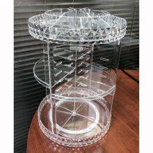 360-Degree Rotating Clear Makeup Organizer Makeup Cosmetic Storage- SMALL