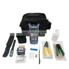 High Quality FTTH Fiber Cleaver and Optical Power Meter and Visual Fault Locator Optical Fiber Optic Tool Kit