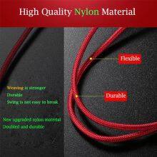 3 in 1 Cable Nylon Braided Pass 2.4A Micro Usb Type C Phone Charger Cable for Iphone for Samsung for Huawei Usb Cable thumbnail-5