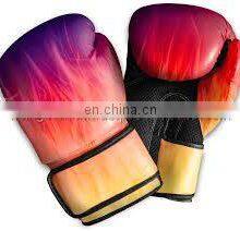 Manufacturer Supplier High Quality Printing MMA Leather Boxing Gloves Leather Professional Boxing Gloves thumbnail-4