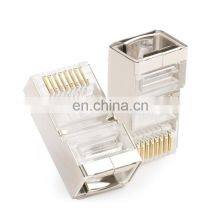 Connector Rj45 Cat 6A With Shielding Effect For Cat6 Cat 6a Lan Cable
