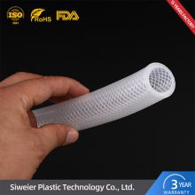 Food Grade Transparent Extruded Reinforced Silicone Tubing Silica Gel Braided Hose