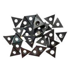 100% Carbide Raw Materials of PCD Inserts With High Hardness Carbide Base TCGW16T304/08 thumbnail-1