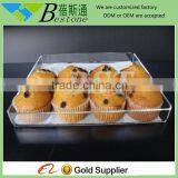 Simple Clear Acrylic Cake Holder Box With Board