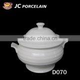 High Quality Durable Soup Tureen Porcelain for Restaurant thumbnail-2