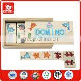 Funny Cheap Christmas Gift 28 Pcs Burr-free no Objectional Odor Burlywood Standard Puzzle Box Wood Domino Wholesale thumbnail-1