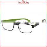 Laura Fairy Men Fashionable New Design Green Black Metal Optical Frames In Stock