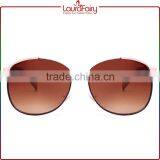 Laura Fairy Fashion Design Metal Frame White Temple Sunglasses Wenzhou Factory thumbnail-4