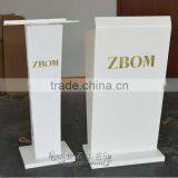 Famouns Brand Show Celebration Professional Acrylic Modern Design Crystal Podium thumbnail-3