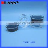 High Quality Black Cap Bottles Cosmetic Jar Acrylic Cosmetic Bottles thumbnail-5