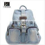 China Shop Leisure Denim Travel Backpack Bags Woman Ladies Quality Choice