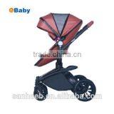 360 Degree Free Rotation Baby Stroller, 3 In 1 High Landscape Baby Doll Pram