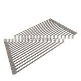 Drain Dishes Kitchen Heat Protect Durable Over the Sink Roll Up Drying Mat thumbnail-2