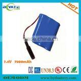 China Cheap Lithium li Ion 7500mah 7.4V Battery for Electronic Order Machine