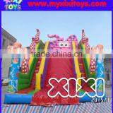 Blue White Red Inflatable Slide for Kids, Inflatable Slide for Children thumbnail-5
