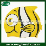 Waterproof Silicone Swim Cap For Boys Girls Smaller Swimmers