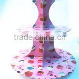 35cm High Fantasy 3 Tier Cardboard Cupcake Stands thumbnail-1