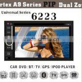 6223 6.2inch HD 1080P BT TV GPS IPOD in dash car dvd gps