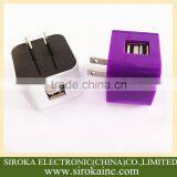 Factory Wholesale US Folding Plug 5V 2A Micro Usb Wall Charger Portable Home Wall Charger for Samsung Table PC thumbnail-2