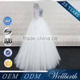 WD7 Hot Sale Senior Hand-made Grade A Crystal and Beaded Wedding Dresses thumbnail-4