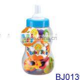 Funny Gift for Baby Lovely Bear Bottle With Infant Rattles and Teether thumbnail-4