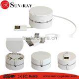 2015 Hot Promotional Retractable Cable 3 in 1 for Iphone 6 Plus thumbnail-2