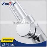 European Style Bath Glass Vessel Sink Waterfall Faucet thumbnail-6