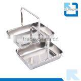 Stainless Steel Handle Food Serving Tray thumbnail-3