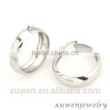 mirror finish womens stainless steel fashion earring jewelry