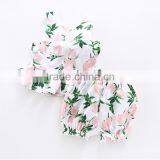 Lovely Cartoon Bowknot Cotton Girl Children Suit Sets thumbnail-2