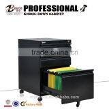 Cheap Furniture KD 3 Drawers Mobile Steel Filing Cabinet