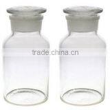 Pharmacy Apothecary Storage Jar reagent chemist apothecary pharmacist bottle with Stopper