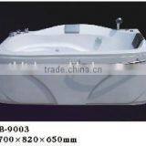 New Design White Acrylic Massage Bathtub, With Whirlpool Heater thumbnail-4
