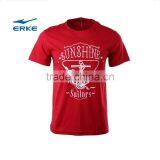 ERKE 2015 Summer Ocean Style Mens Round Neck t Shirt With Big Anchors Short 100% Cotton Sleeve T-shirt for Man Wholesale/OEM thumbnail-2