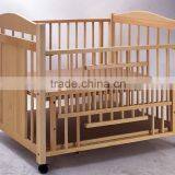 Wooden cot bed baby bed
