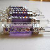 AMETHESE AGATE BONDED HEALING STICK PENDULUM thumbnail-2