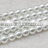 The Retailer of 12MM White Color Pearl Round Beads Jewelry Parts