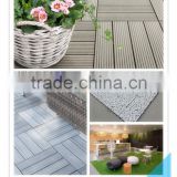 Durable, eco and easy to install- plastic wood composite outdoor wpc diy tiles!