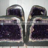 Natural Amethyst Quartz Crystal Geode ,large Citrine Crystal Geode for Decoration