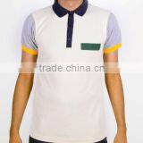 Color Combination Collar Design Polo Shirts thumbnail-1