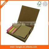 Eco Kraft Paper Arrow Sticky Note Pad in Recycled Case