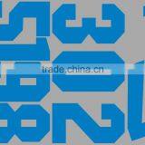 Sport Numbers Heat Transfer Printing,heat Transfer Number for Jersey