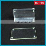 Acrylic Label Holders for Label Display Showing