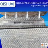 Hot sale High abrasion resistant ceramic tile &rubber wear liners