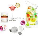 Ball Shape 4 Silicone Ice Cube Tray / Silicone Round Shape Ice Cube Tray Mold/Silicone Ice Ball Maker thumbnail-3